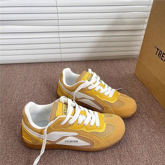 Damen Komfortable Sneaker mit atmungsaktiver Oberflächenstruktur und gepolsterter Innensohle R&B