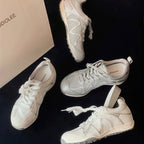 Damen sportliche Laufschuhe mit atmungsaktiver Mesh-Oberfläche und dämpfender Sohle R&B