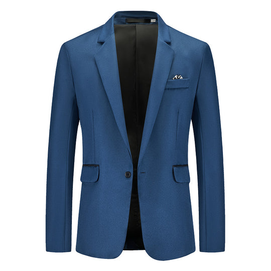 Herren Eleganter Anzugblazer mit feiner Struktur und modernem Schnitt R&B