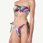 Damen Bandeau-Bikini mit stilvollem Bindesystem R&B