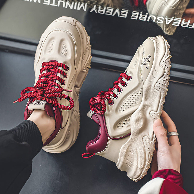 Damen Sportliche Chunky Sneaker mit atmungsaktivem Obermaterial und dämpfender Sohle R&B