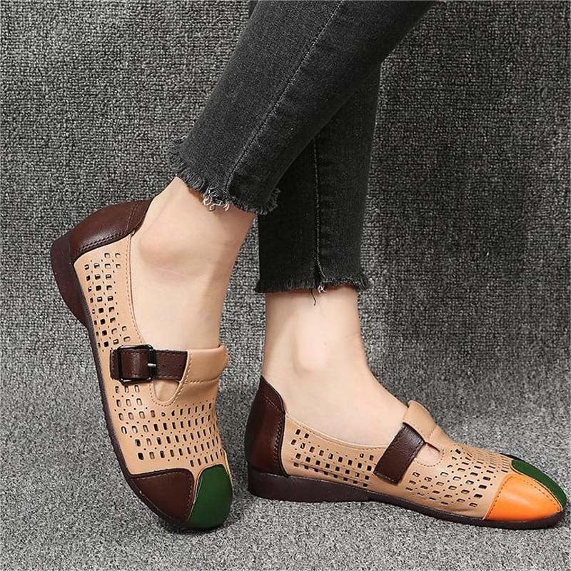 Luftige Damensandalen mit Schnalle – Zoë R&B