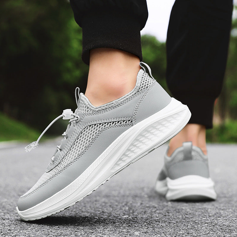Damen Atmungsaktive Lauf-Sneaker mit elastischem Schnürsystem
