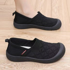 Damen Bequeme Slip-On Freizeitschuhe mit elastischem Bündchen R&B