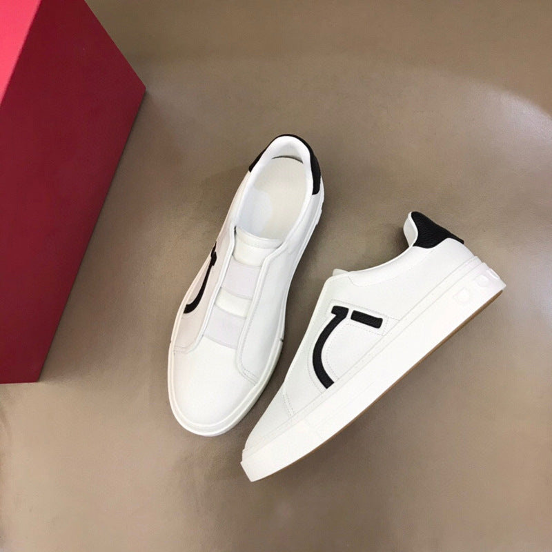 Damen Sportliche Slip-On Sneakers mit modernem Design und elastischem Riemen R&B