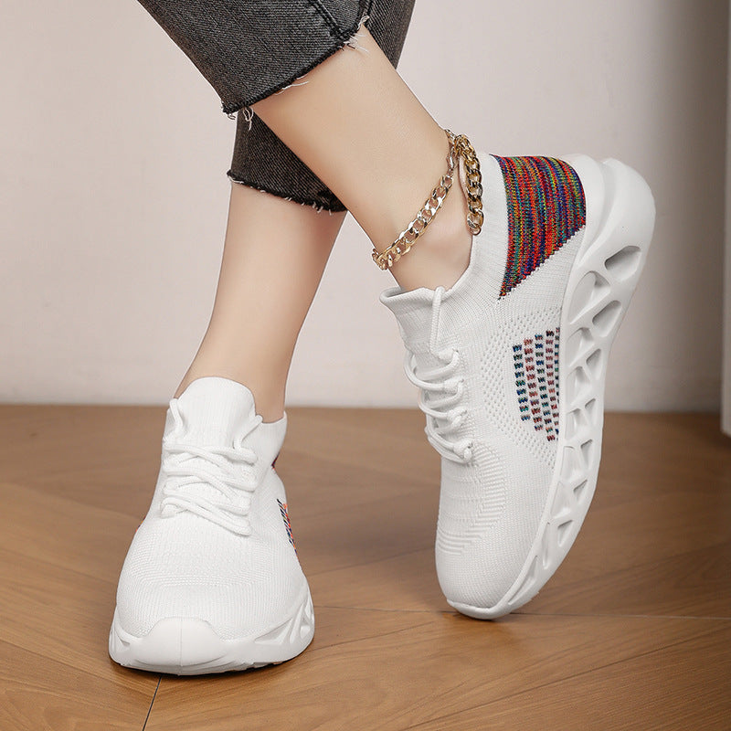 Damen Atmungsaktive Fitness Sneakers mit elastischer Dämpfungstechnologie R&B