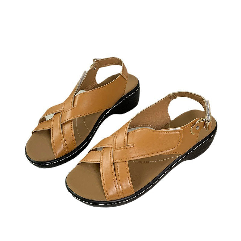 Damen Sling-Sandaletten mit verstellbarem Riemen und anatomischer Fußbettung R&B