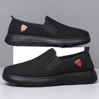 Damen Slip-On Sneakers aus atmungsaktivem Mesh mit komfortabler Dämpfung R&B
