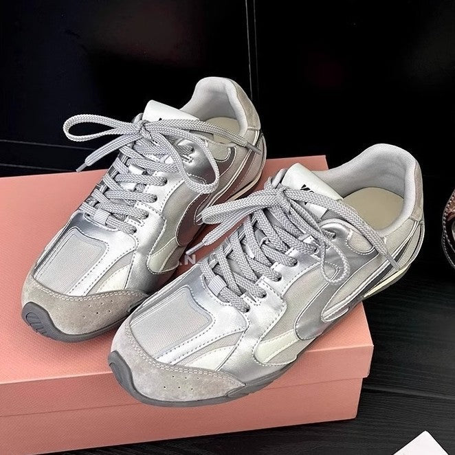 Damen Sportliche Sneakers mit atmungsaktivem Obermaterial und gepolsterter Innensohle