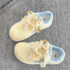 Damen Sportliche Sneaker mit verspieltem Schleifendetail