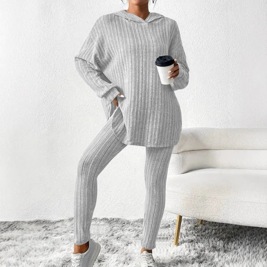 Damen lässiges Sweatshirt und Leggings Set mit hohem Tragekomfort R&B