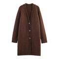 Damen kuscheliger Cardigan mit knöpfen R&B