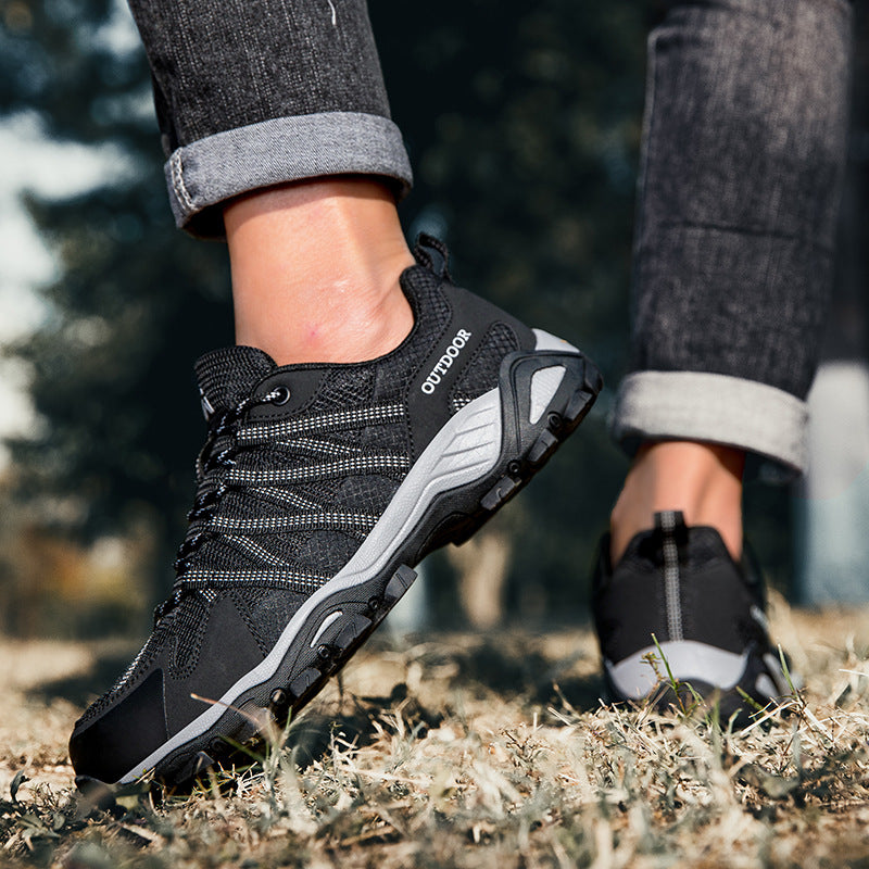 Damen Multifunktionale Outdoor-Sneaker mit rutschfester Sohle und atmungsaktivem Mesh R&B