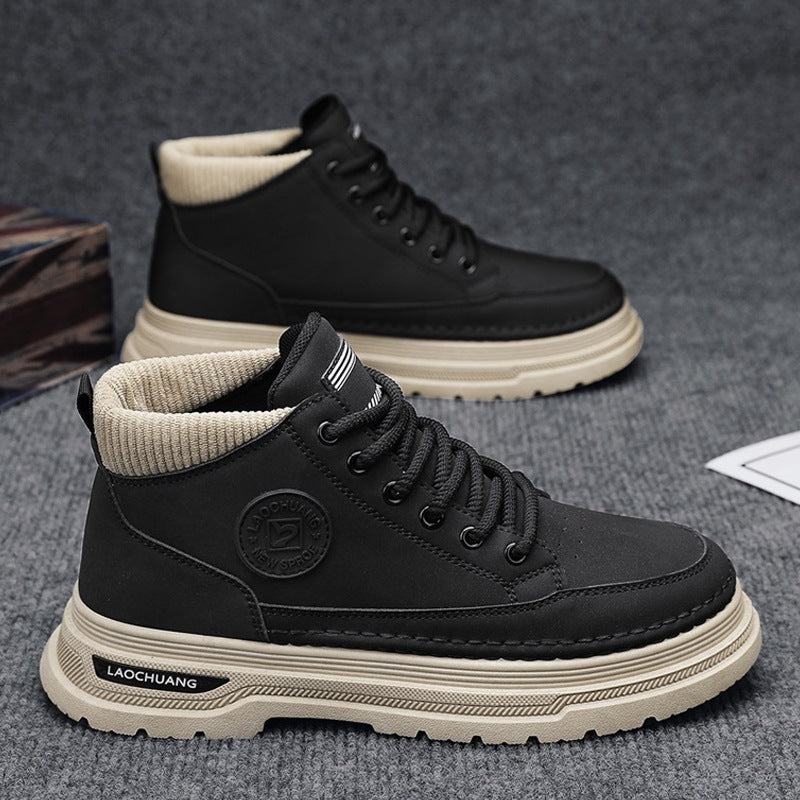 Damen Hohe Sneaker mit gepolsterter Knöchelpartie und rutschfester Sohle R&B
