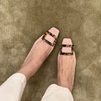 Damen Elegante Pumps mit modischem Blockabsatz und charakteristischem Schließen R&B