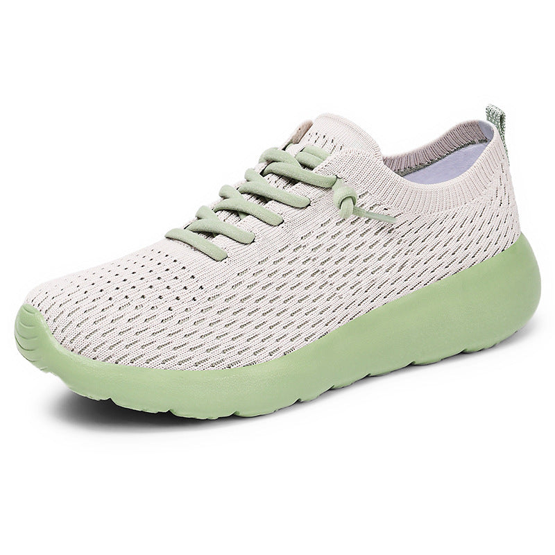 Damen Leichte und flexible Strick-Sneaker mit rutschfester Sohle R&B