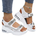 Damen Sportliche Sandalen mit funktionalem Klettverschluss R&B