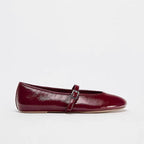 Damen Ballerinas mit elegantem Riemchenverschluss und glänzendem Obermaterial R&B