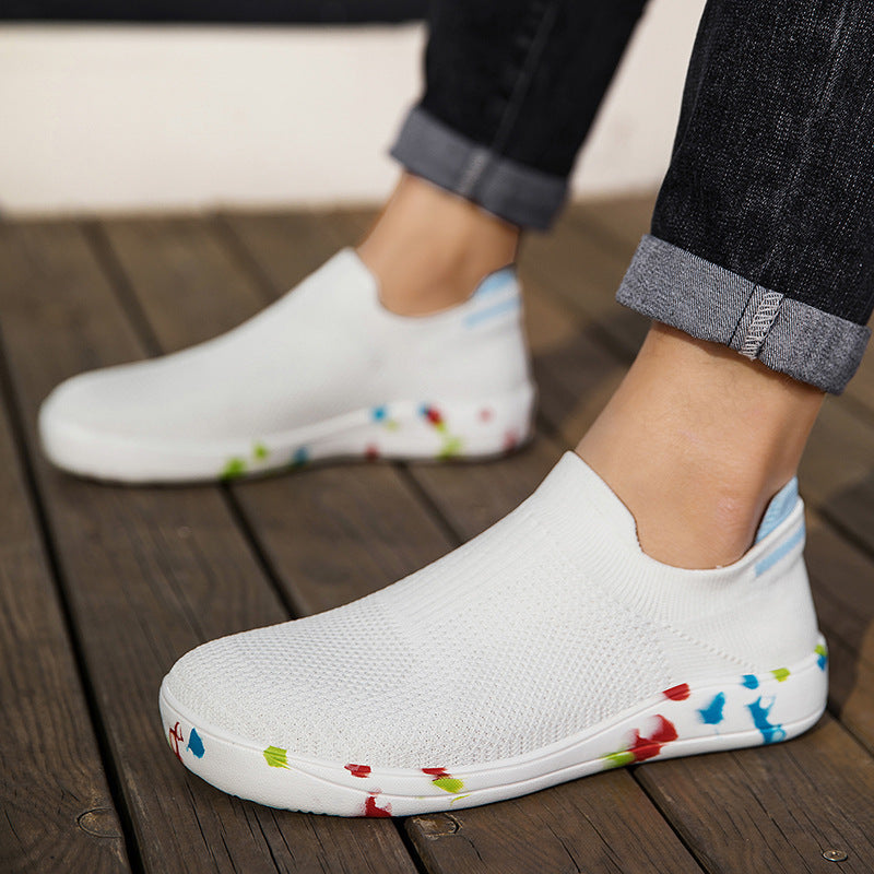 Damen Komfortable und luftdurchlässige Slip-On Sneakers R&B