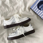 Damen Modische Sneaker mit luxuriösem Spitzen-Design und auffälligen Schleifen R&B