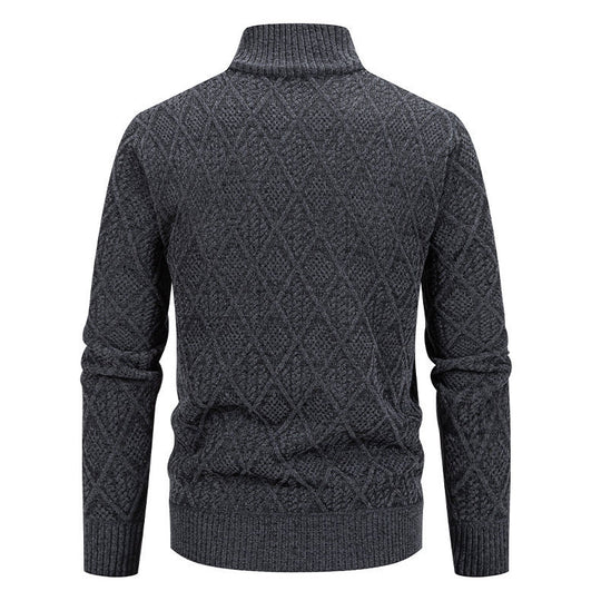 Herren modische Strickjacke mit strukturierter Oberfläche R&B