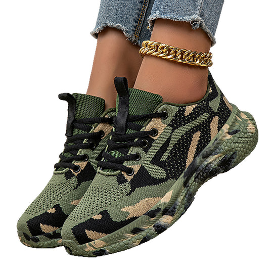 Damen modische Sneakers mit atmungsaktiver Laufsohle und flexibler Dämpfung R&B