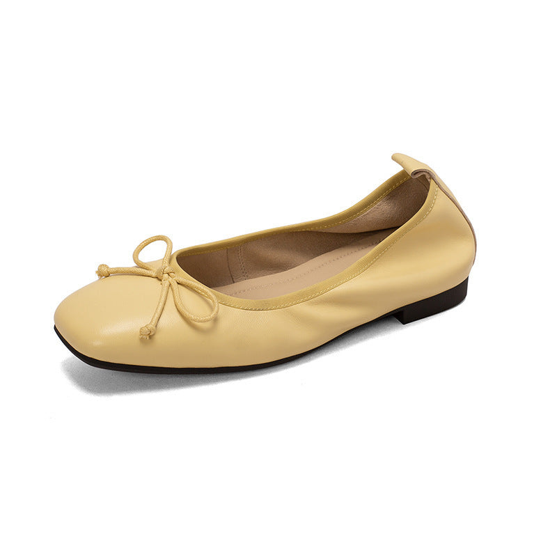 Damen Bequeme und stilvolle Ballerinas mit Schleifenakzent R&B