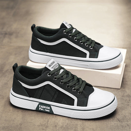 Damen Modische Low-Top Sneakers mit grafischen Akzenten R&B
