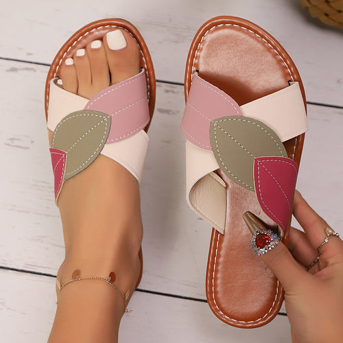 Damen Sandalen mit modischem Flecht-Design R&B