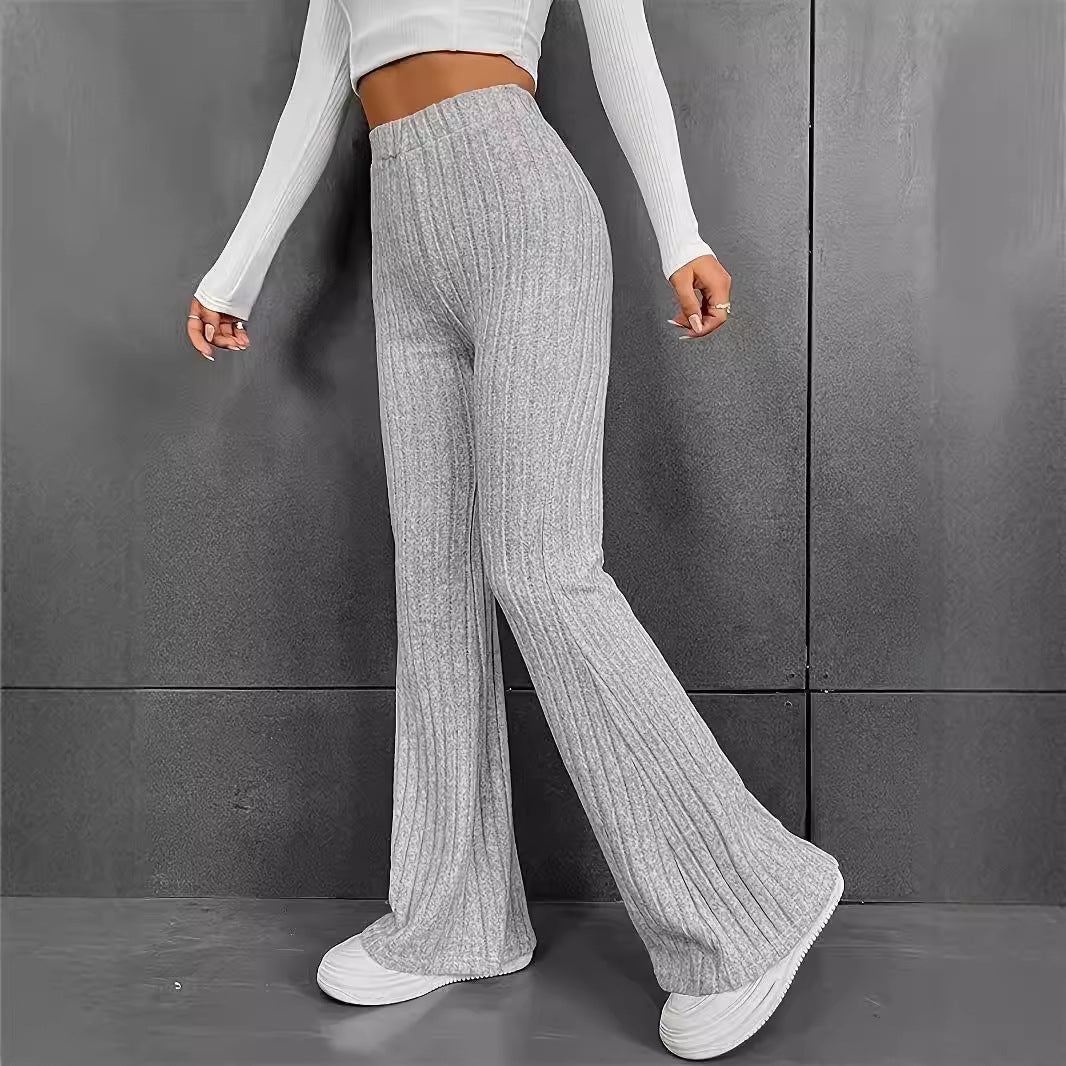 Damen Schlag-Rippstrick-Hosen R&B
