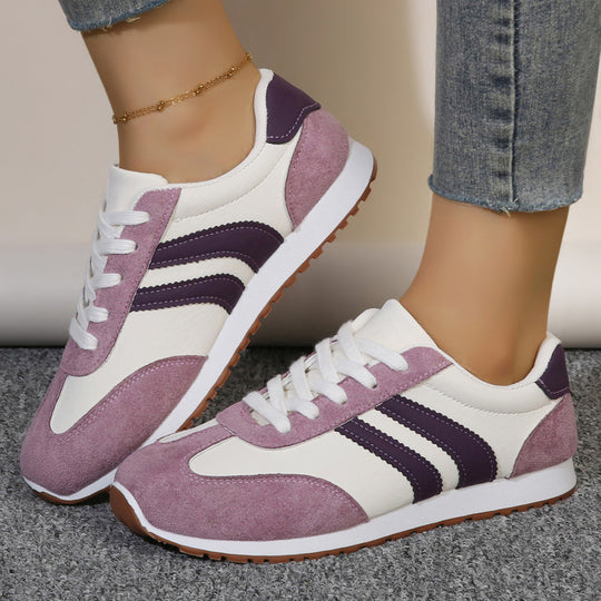 Damen Retro-Laufschuhe mit eleganten Akzenten und komfortabler Dämpfung R&B
