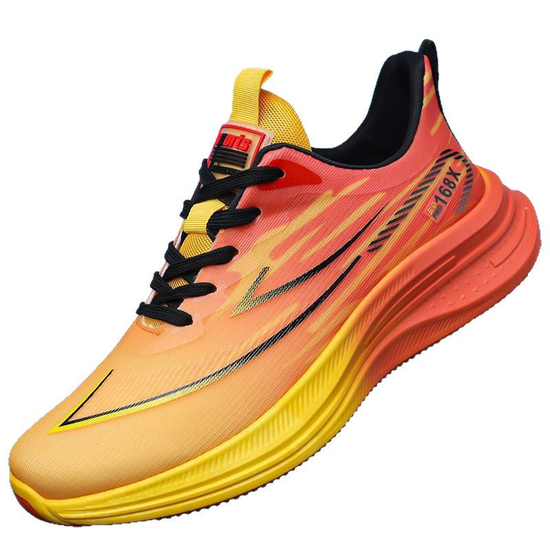 Damen Leichte Lauf-Sneaker mit atmungsaktiver Netzstruktur und stoßdämpfender Sohle R&B