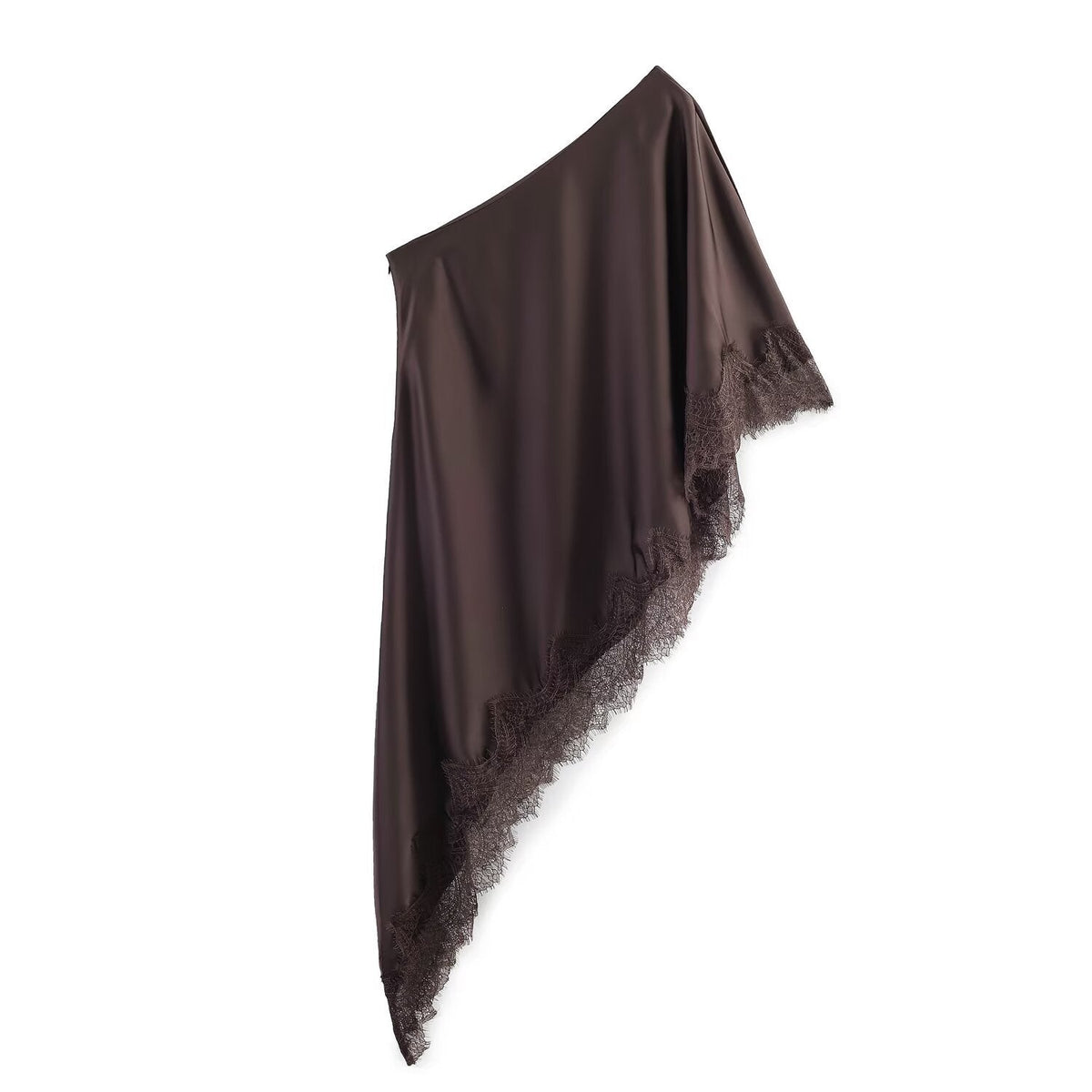 Damen Schal mit luxuriösem Spitzenbesatz R&B