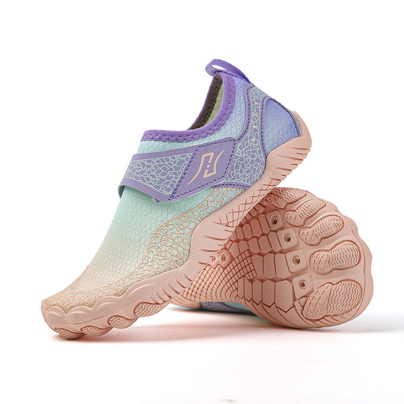 Damen Multifunktionale Aqua-Schuhe mit verstellbarem Klettverschluss und rutschfester Sohle R&B