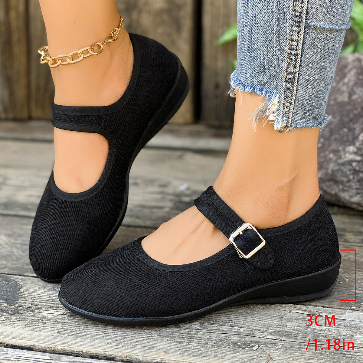 Damen Elegante und komfortable Mary Jane Schuhe