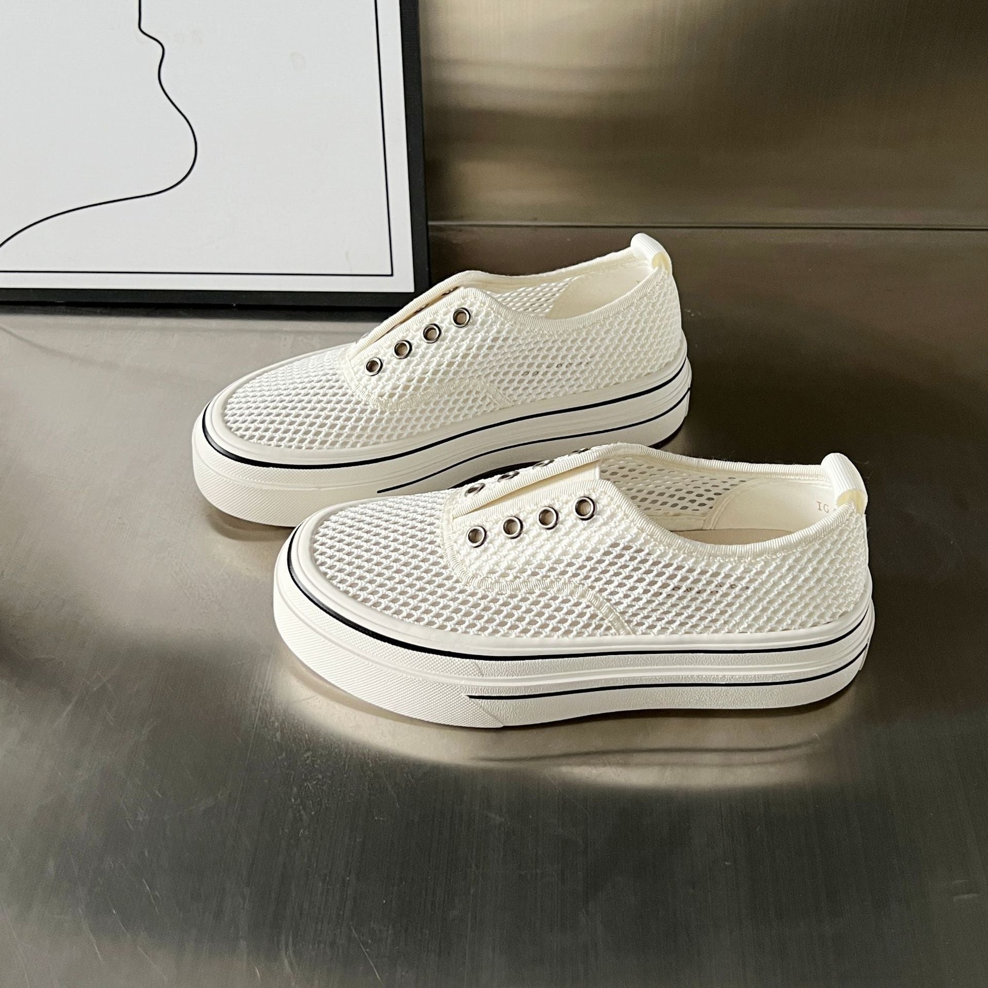 Damen Atmungsaktive Sneaker aus Mesh mit bequemem Innenfutter R&B
