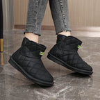 Damen warme und gefütterte Winterstiefel R&B