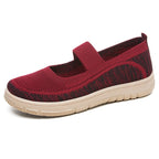 Damen Komfortable Slip-On Sneakers mit elastischem Riemen und atmungsaktivem Obermaterial R&B