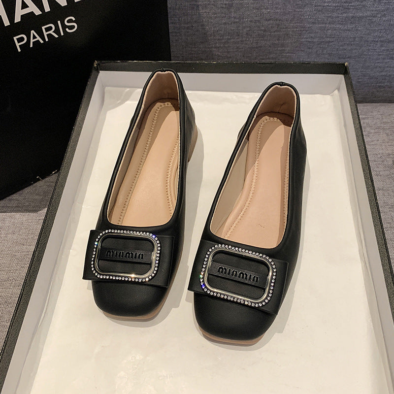 Damen Ballerinas mit elegantem Riemchen und komfortablem Fußbett R&B