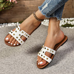 Damen Clogs mit auffälligem Nieten-Design und komfortabler Fußbettung R&B