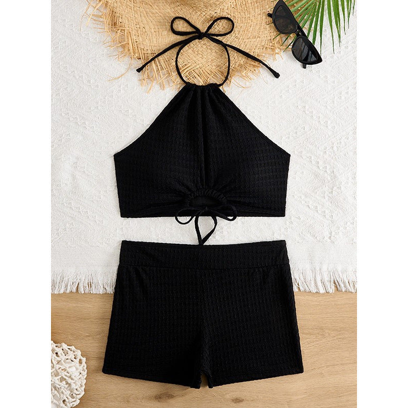 Damen Bikini-Set mit raffinierten Schnittdetails und elastischen Trägern R&B