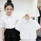Mädchen Bluse mit Rüschendesign R&B