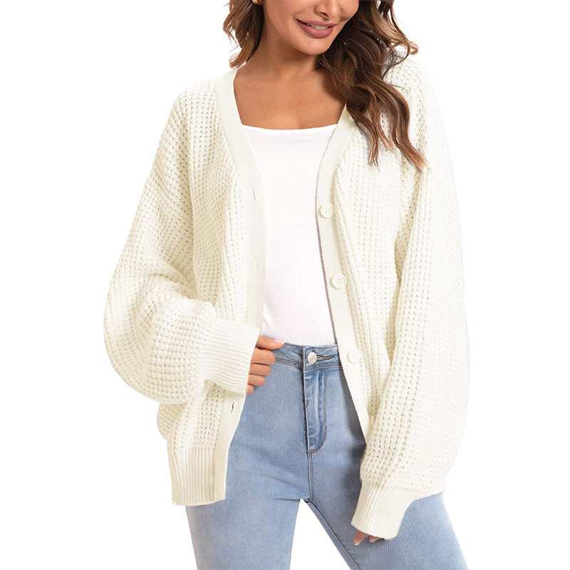 Damen lässiger Strickcardigan R&B