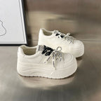 Damen Plateau-Sneaker mit modischem Design und atmungsaktiver Oberfläche R&B