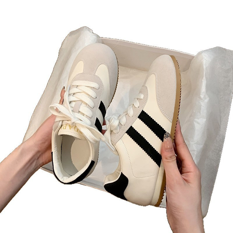 Damen Sportliche Freizeit-Sneaker im Retro-Stil