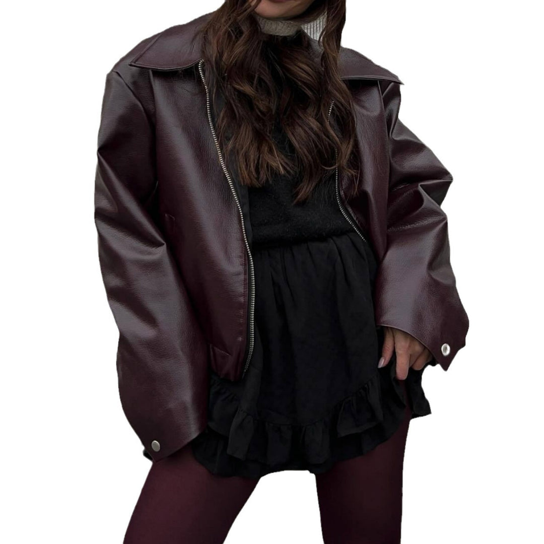 Damen Lässige jacke im sportlichen Stil mit elastischem Bund R&B