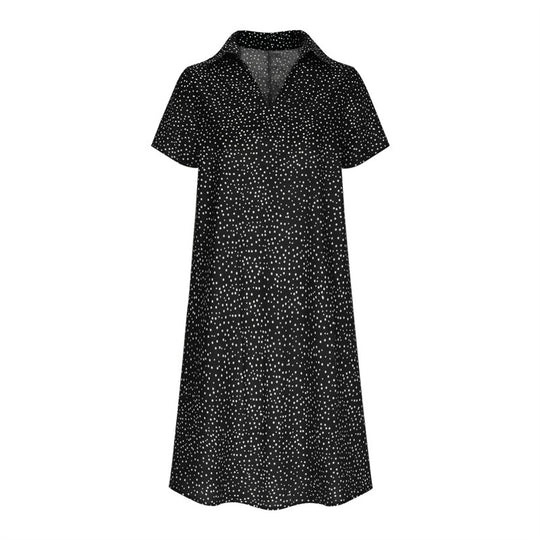 Damen Hemdkleid mit Polo-Kragen und leichtem, atmungsaktivem Stoff R&B