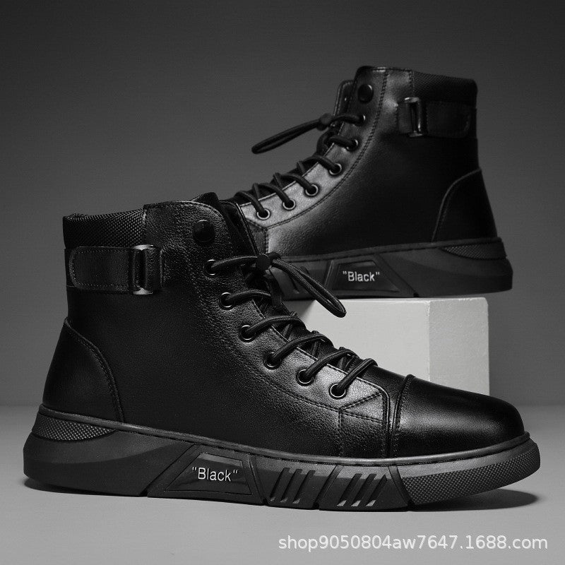 Damen Modische Schnürboots mit praktischem Reißverschluss und robuster Sohle R&B