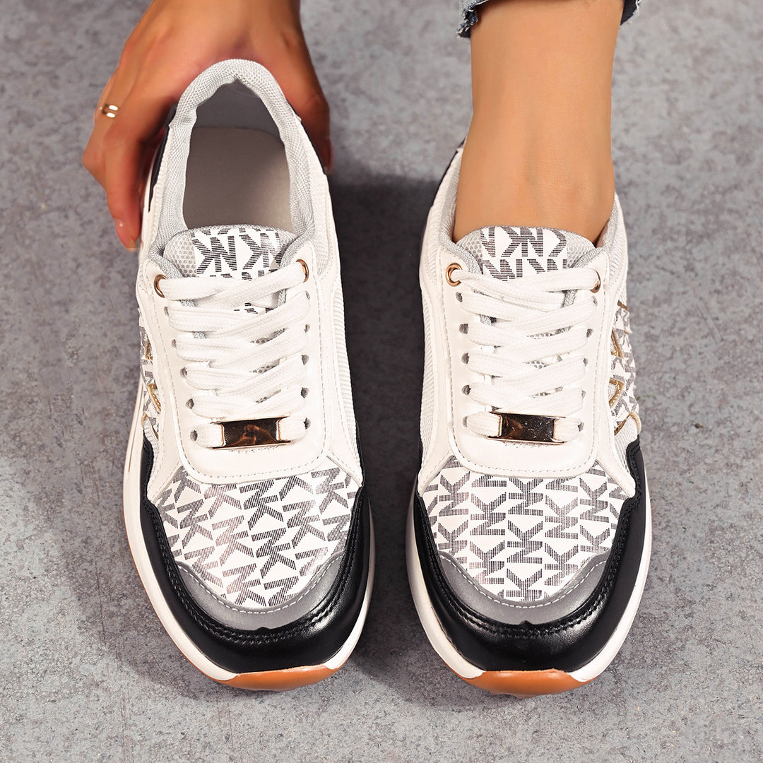 Damen modische Lauf-Sneaker mit atmungsaktivem Mesh und stylishem Design R&B