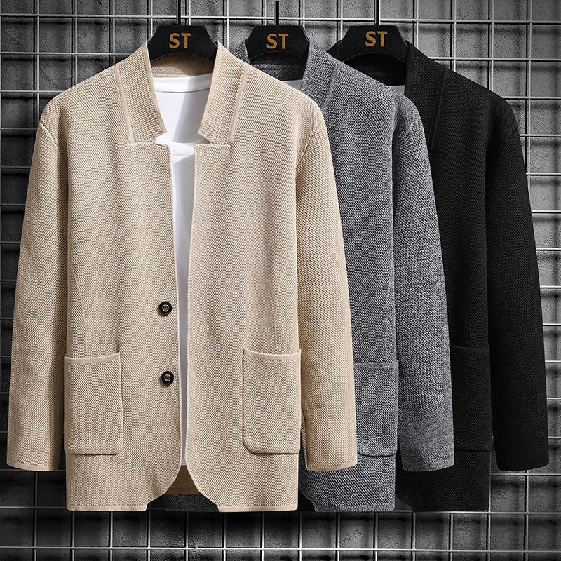 Damen elegante Jacke mit strukturiertem Design und praktischen Taschen R&B